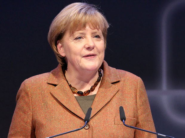 Bundeskanzlerin Dr. Angela Merkel spricht auf dem IT-Gipfel 2012 in Essen; Quelle: BMWi