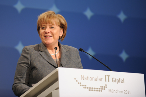 Abschlussplenum mit Bundeskanzlerin Dr. Angela Merkel; Quelle: BMWi