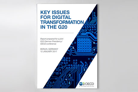 Cover der Publikation "Key Issues for Digital Transformation in the G20"