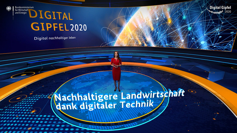Screenshot aus dem Video: Digital-Gipfel 2020: Nachhaltigere Landwirtschaft dank digitaler Technik